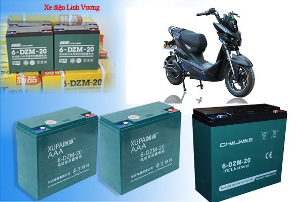Ắc quy xe máy điện Aima Jeek-xedapdienlinhvuong.com